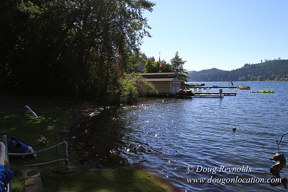 Boat, Cabin, Dock, Home, "Lake House", Ramp, Scotts, WA, Washington, Yard, deck, "green. Beach"