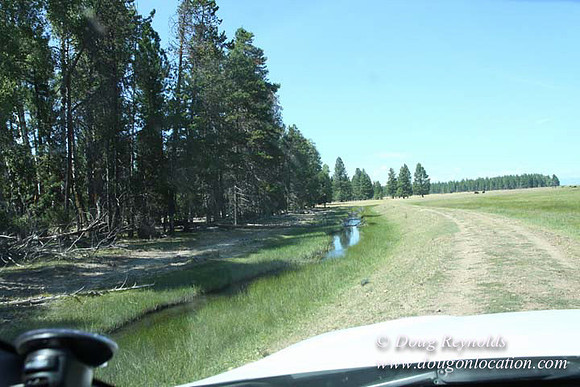 Ranch 18 South side of Hwy  has 2500 Acres of green fields Creeks water crossing Bridges on a Large Lake and miles of Dirt roads Oak trees  Forest land ATV Trails cows