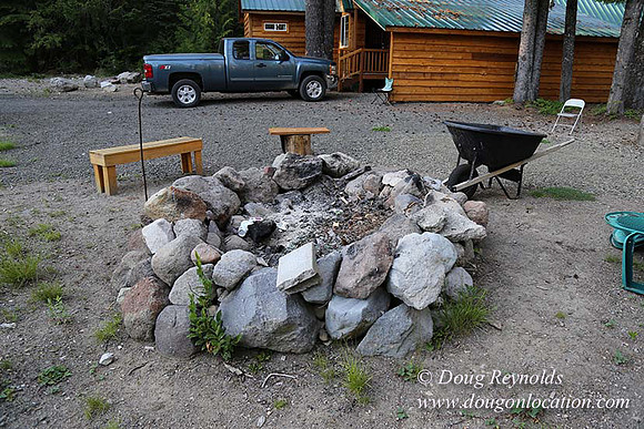 Wayen's Cabin, Home, Creek, Mountain, MT, Oregon, OR, "Fire Pit"