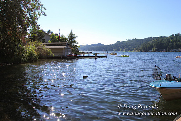 Boat, Cabin, Dock, Home, "Lake House", Ramp, Scotts, WA, Washington, Yard, deck, "green. Beach"
