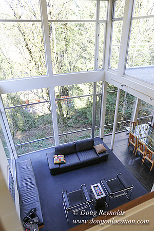Modern Contemporary Green Home Portland Oregon Dwell Style; family house Northwest Style