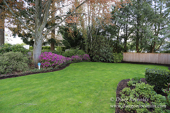 Mid Century Traditional Style Home, With a Basement, 2 car garage average sized Back Yard with Patio.