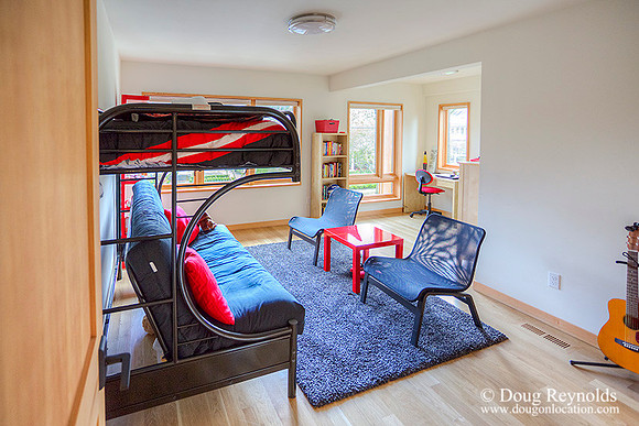 Contemporary, "Dwell Style Home single car garage", Modern,