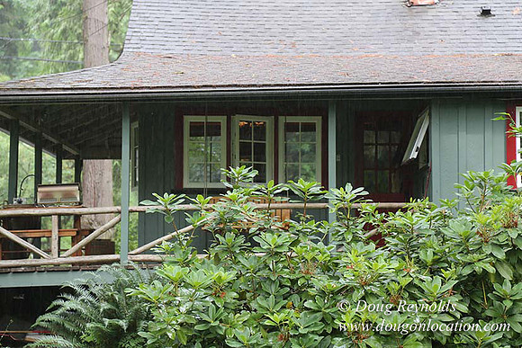 Small, Cabin, Home, River, OR, Oregon, Green, Yard,