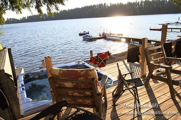 Boat, Cabin, Dock, Home, "House lake", WA, Washington, Yard, deck, "green. Beach"