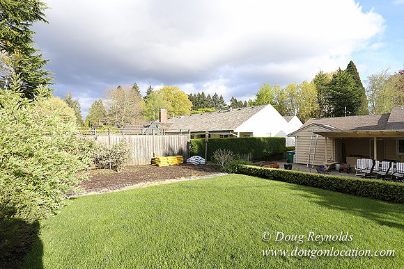 Mid Century Traditional Style Home, With a Basement, 2 car garage average sized 2 leval Back Yard with Patio and Fire Pit.