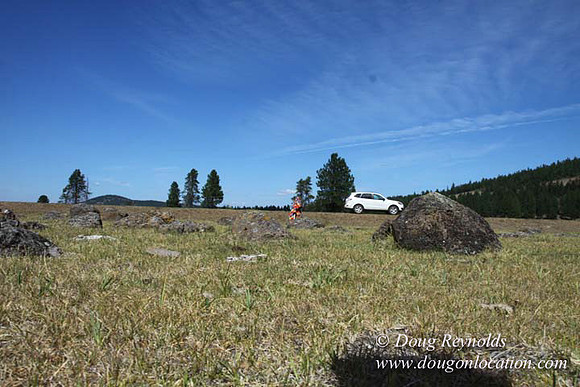 Ranch 18 South side of Hwy  has 2500 Acres of green fields Creeks water crossing Bridges on a Large Lake and miles of Dirt roads Oak trees  Forest land ATV Trails cows